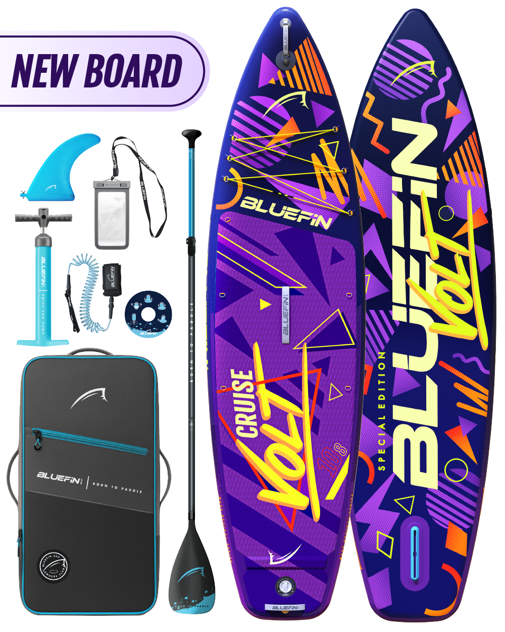 <tc>Cruise</tc> 10'8 Volt Limited Edition Premium Aufblasbares SUP Paddleboard