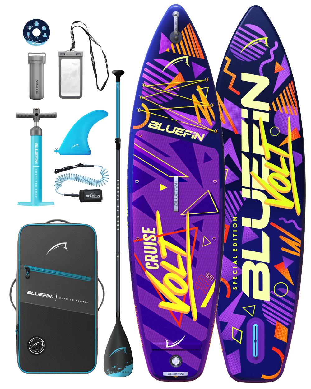 <tc>Cruise</tc> 10'8 Volt Limited Edition Premium Aufblasbares SUP Paddleboard