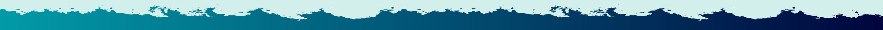 Abstract wave design with gradient from light aqua to dark teal, resembling ocean waves.