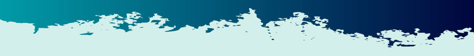 Abstract gradient background with light blue and dark blue hues, resembling ocean waves or shoreline.