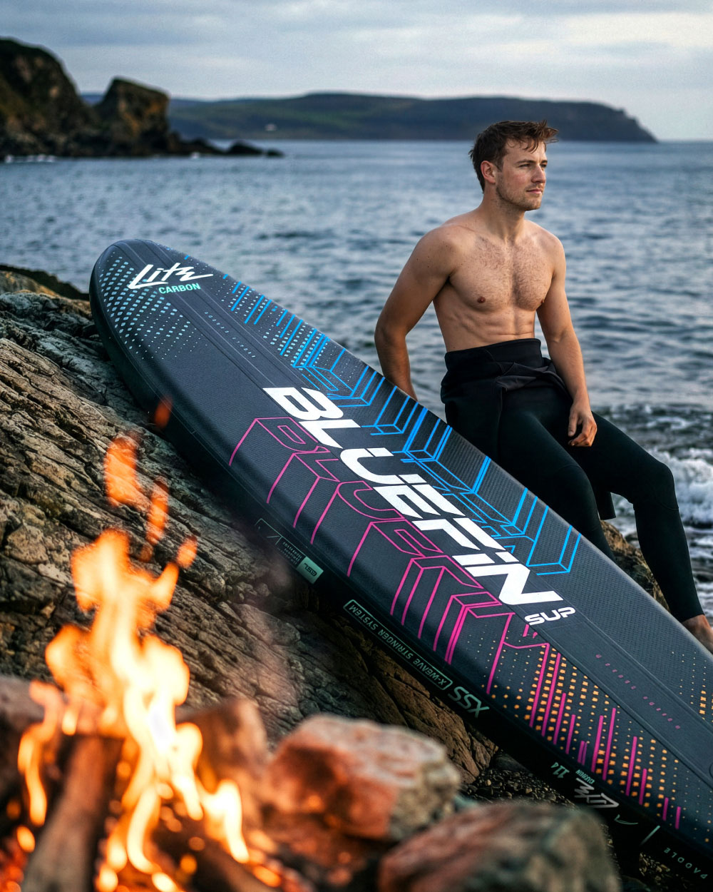 Carbon Lite 11'4 Inflatable SUP Board – Bluefin SUP