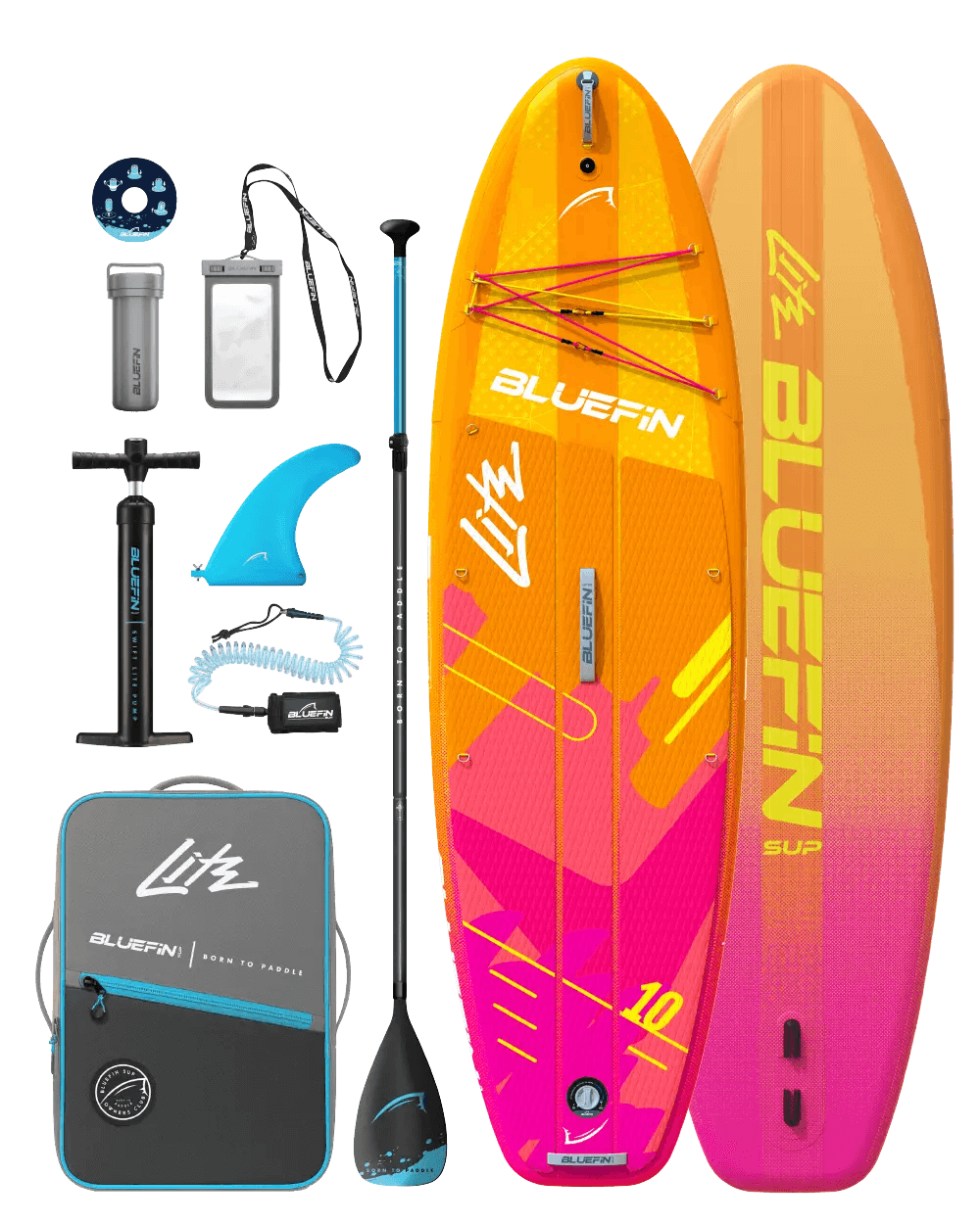 Pink Coral Lite Aufblasbares SUP Board – Bluefin SUP