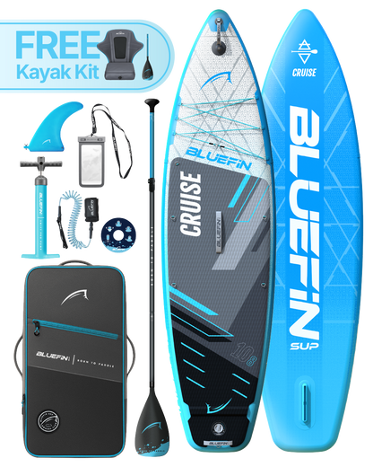 <tc>Cruise</tc> 10'8 Aufblasbares Paddleboard SUP - Blau