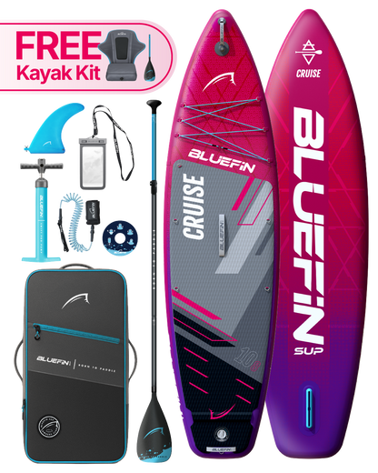 <tc>Cruise</tc> 10'8 Aufblasbares Paddleboard SUP - Rot